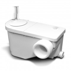T-502 - <b>CICLON XS</b> Triturador sanitario con 1 toma de WC y 1 toma lateral derecha (Ø40 mm)