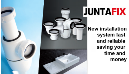 JUNTAFIX  Traps and waste outlets with integrated joint system