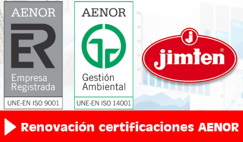 Renovación certificados AENOR de Gestión de Calidad y Gestión Ambiental