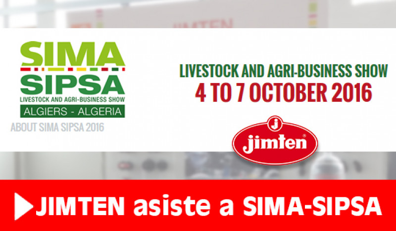 Jimten asiste a la feria mundial SIMA-SIPSA en Argelia
