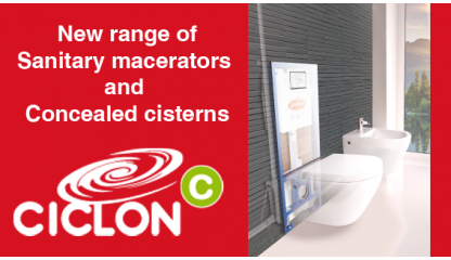 Ciclon C - Range of Sanitary macerators and Concealed cisterns