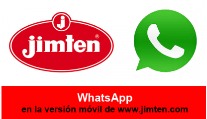Nuevo servicio de Whatsapp #JIMTEN para compartir productos, novedades, fotos…